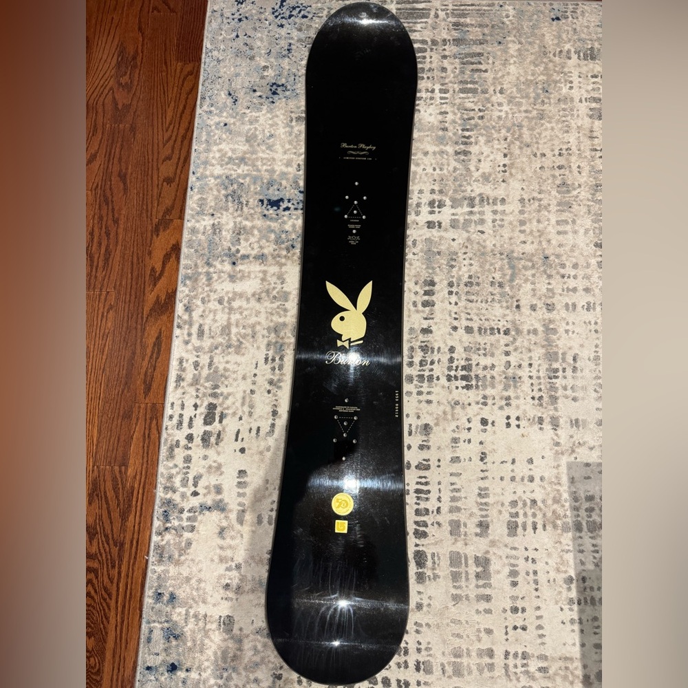 Burton 50th Anniversary Playboy 158 custom Snowboard Very Rare